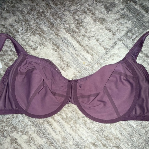 Soma ❤️BNWT❤️ Deep Purple Lace Stunning Support Unlined Bra - Picture 6 of 7